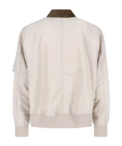 Sacai Coat Men Color White