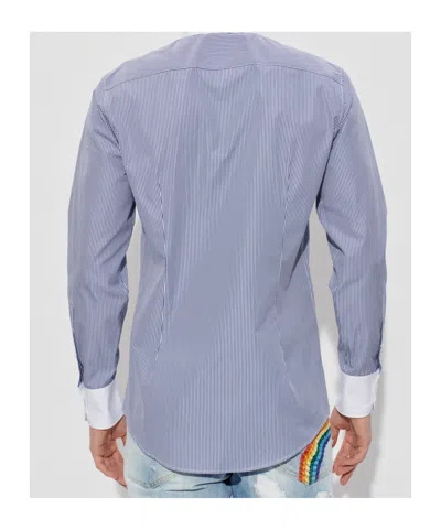 Dsquared2 Long Sleeve Shirt In Blue