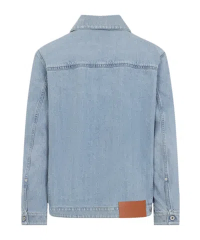 Jil Sander Denim Jacket Long Sleeves Chest Pockets In Blue