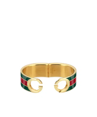 Gucci Interlocking Bangle Bracelet In Multi