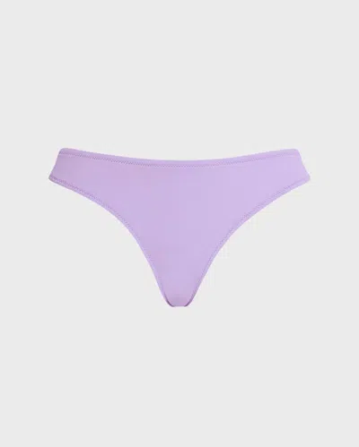 Vilebrequin Minimalist Solid Colour Bikini Bottoms In Purple