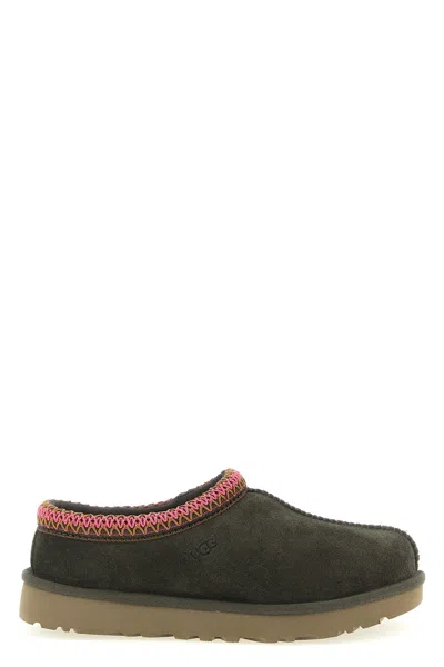 Ugg Low-profile Clog With Braid And Shearling Lining In Green
