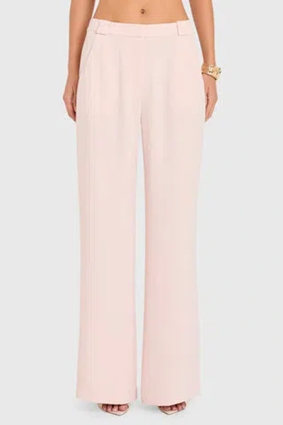 Amanda Uprichard Saddler Pants In Mochi In Pink