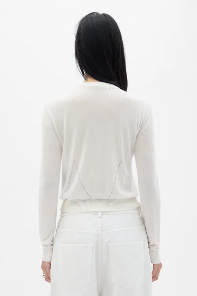 Ann Demeulemeester Bjel Button-up Cardigan In White