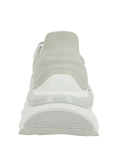 Fendi Light Mesh Sneakers Chunky Sole Pull Tab In Neutral