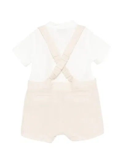 Fay Round-collar Shorts Set In Multi