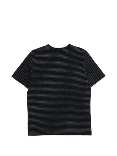 Frame Striped T-shirt In Black