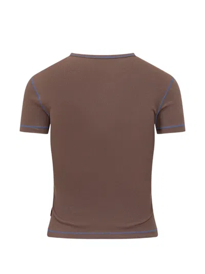 Diesel T-shirt Woman Color Brown In Brown