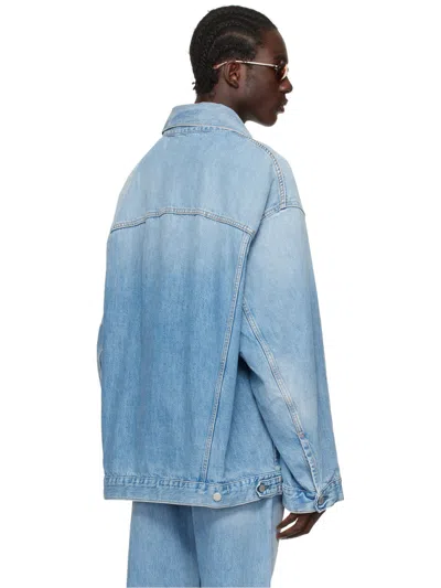Acne Studios Oversize Unisex Denim Jacket In Blue