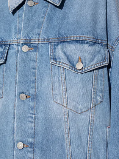 Acne Studios Oversize Unisex Denim Jacket In Blue
