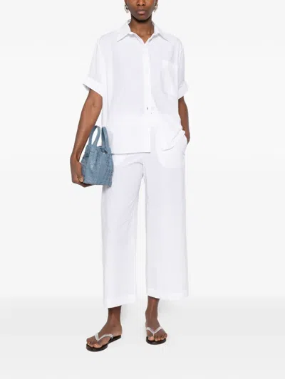 Ottod'ame Elasticated Trousers In White