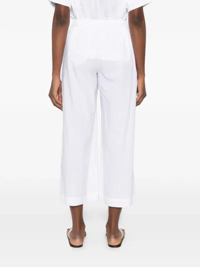 Ottod'ame Elasticated Trousers In White
