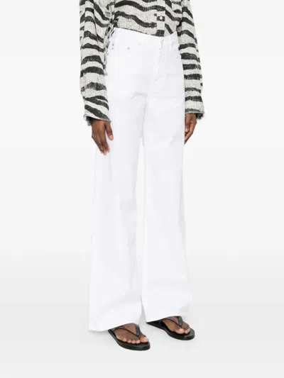 Ag Five-pockets Jeans In White