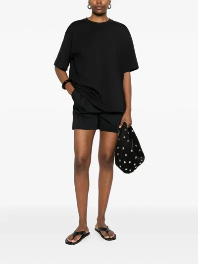 Eleh Bow-tie T-shirt In Black