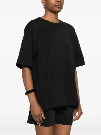 Eleh Bow-tie T-shirt In Black