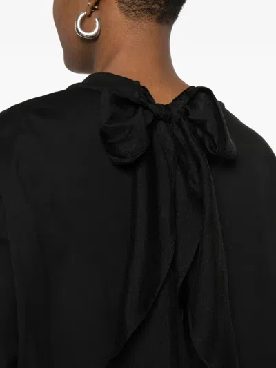 Eleh Bow-tie T-shirt In Black