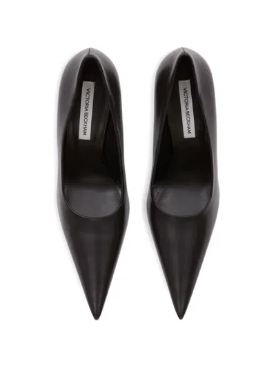 Victoria Beckham Black Victoria Stiletto 100 Leather Heels
