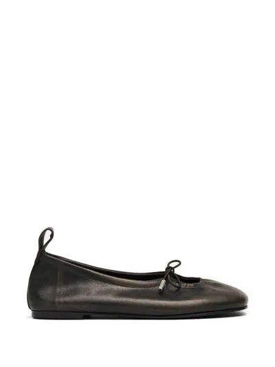 Alohas Unlined Drawstring Ankle Boots With Flexible Soles In Brown