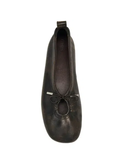 Alohas Unlined Drawstring Ankle Boots With Flexible Soles In Brown