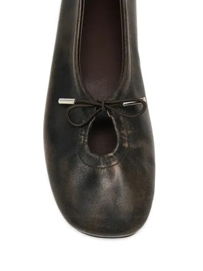 Alohas Unlined Drawstring Ankle Boots With Flexible Soles In Brown