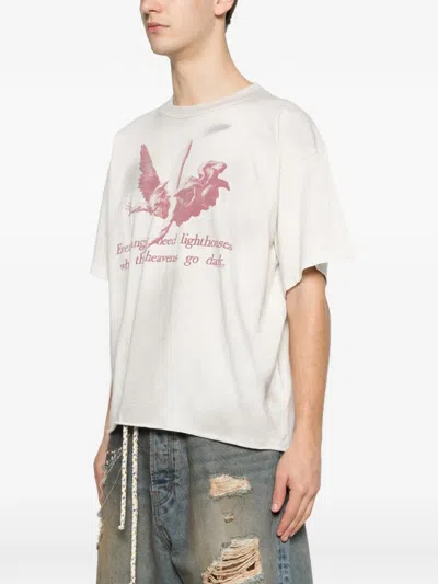 Ercole Studio Graphic-print T-shirt In Neutral