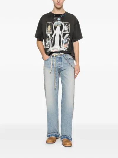 Ercole Studio Graphic-print T-shirt In Gray