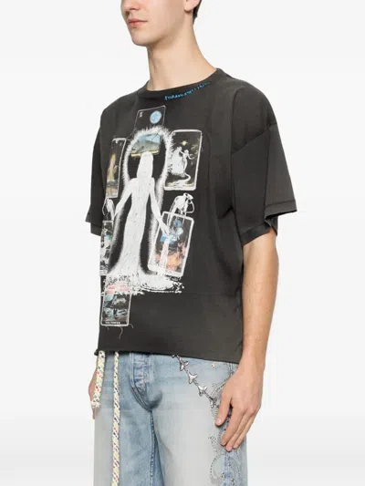 Ercole Studio Graphic-print T-shirt In Gray