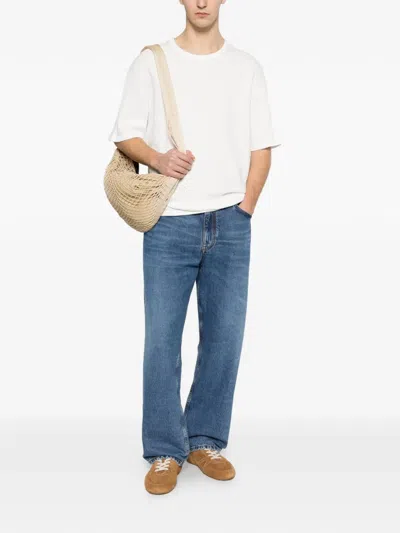 Maison Labiche Ziem Knitted T-shirt In White