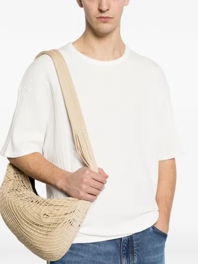 Maison Labiche Ziem Knitted T-shirt In White