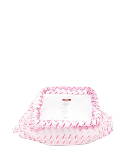 Missoni Zigzag-pattern Sequin-embellishment Pouch In Multi