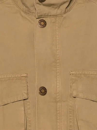 Barbour Corbridge Buttoned Jacket In Brown