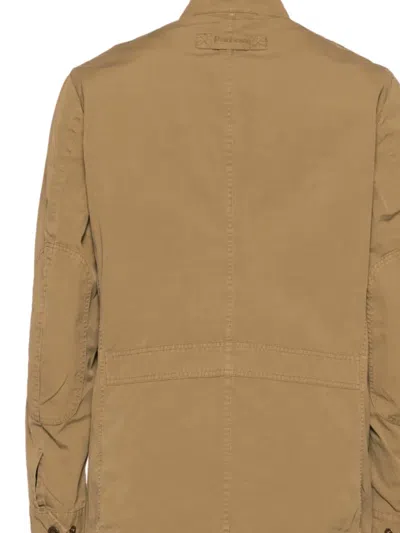 Barbour Corbridge Buttoned Jacket In Brown