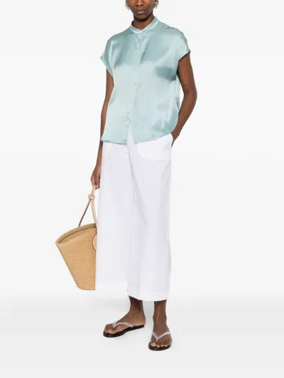 Ottod'ame Buttoned Shirt In Blue