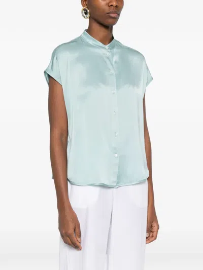 Ottod'ame Buttoned Shirt In Blue