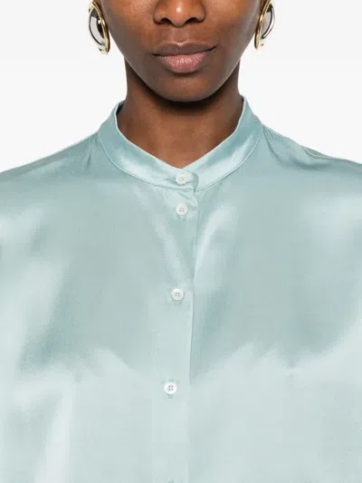 Ottod'ame Buttoned Shirt In Blue