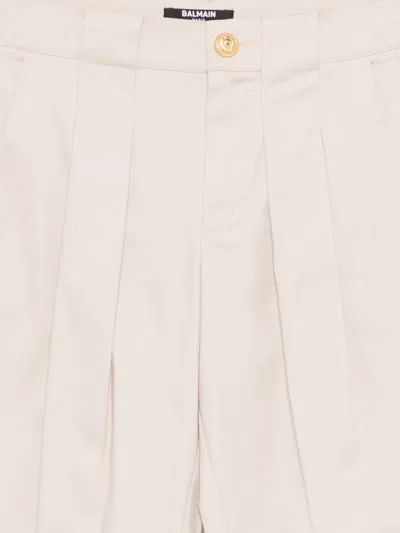 Balmain Suit Pleated Trousers In Multi