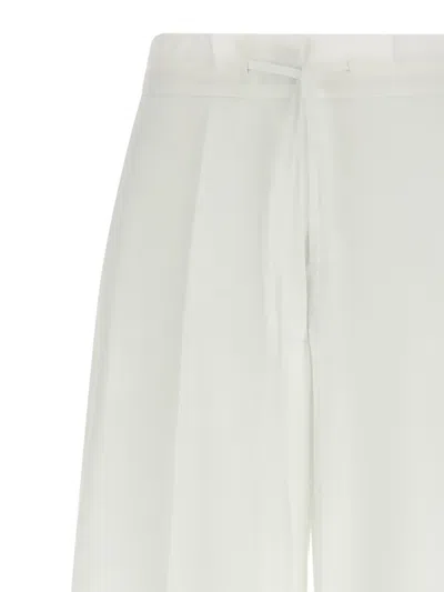 P.a.r.o.s.h Pleated Trousers In White