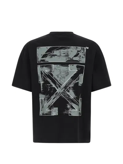 Off-white Men Black 3d Arrow Spray T-shirt, S Luxury T-shirts For Men Darveys