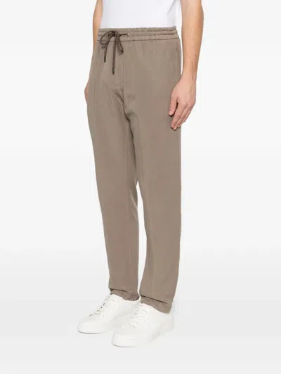 Dondup Drawstring Trousers In Brown