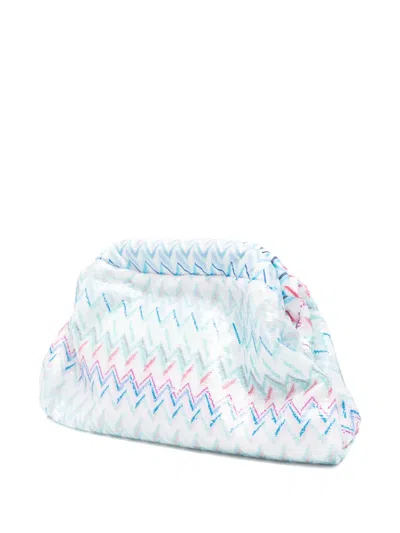 Missoni Chevron-pattern Pouch In Multi