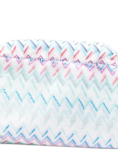 Missoni Chevron-pattern Pouch In Multi