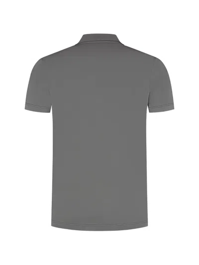 Fedeli Buttoned Polo Shirt In Gray