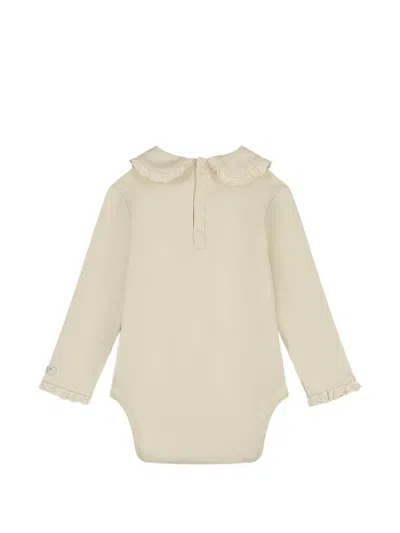 Donsje Ruffled Collared Bodie In Neutral