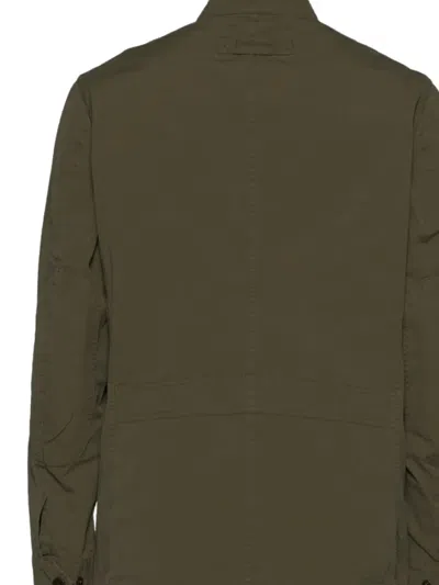 Barbour Jacket With Pockets In Green