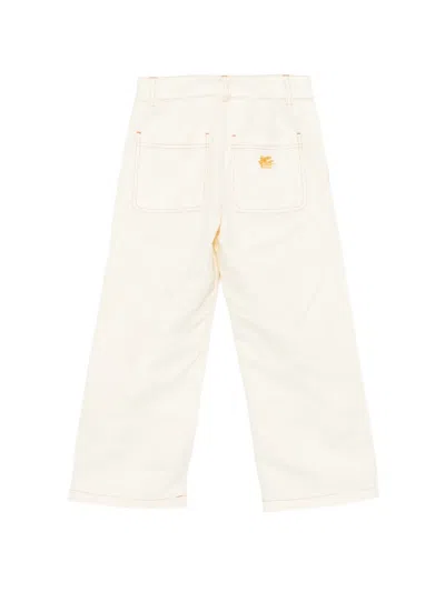 Etro Buttoned Trousers In Pink