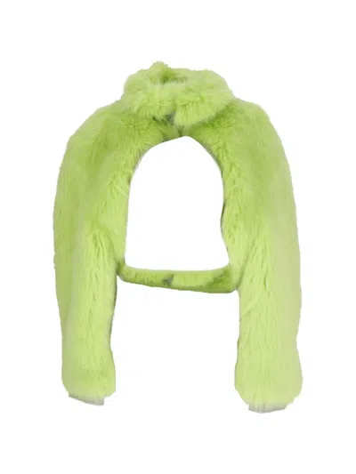 Off-white Colour Block Jacket In Green