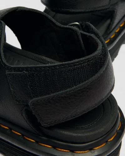 Dr. Martens Zebzag Pisa Platform Sandals In Black