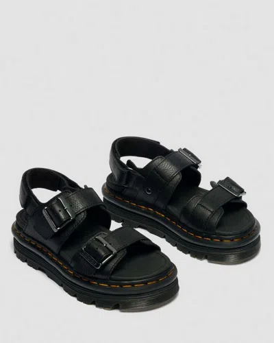 Dr. Martens Zebzag Pisa Platform Sandals In Black