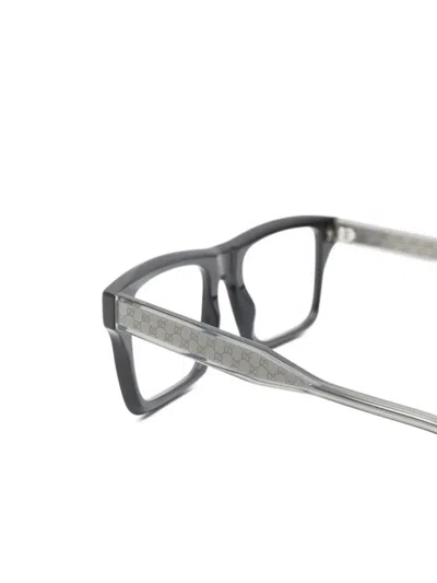 Gucci Rectangle-frame Glasses In Black