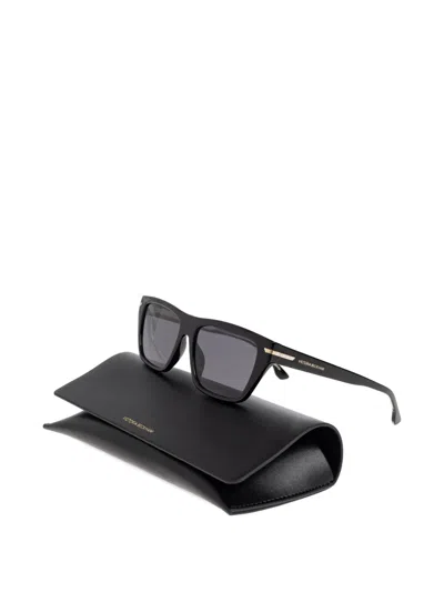 Victoria Beckham Rectangle-frame Sunglasses In Black
